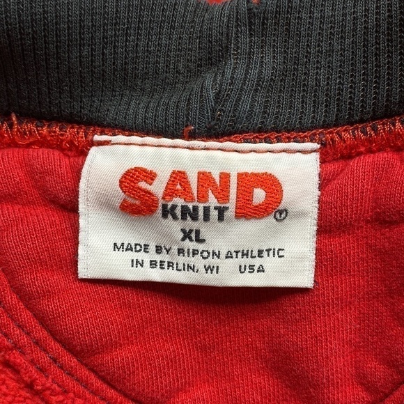 Vintage Sand Knit UWRF Women's Basketball Sweatshirt XL Grunge - Picture 10 of 13